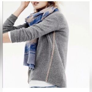J. Crew Gray Wool Sweater